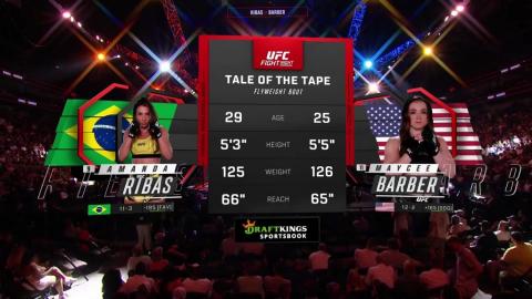 UFC on ABC 5 - Amanda Ribas vs Maycee Barber - Jun 24, 2023