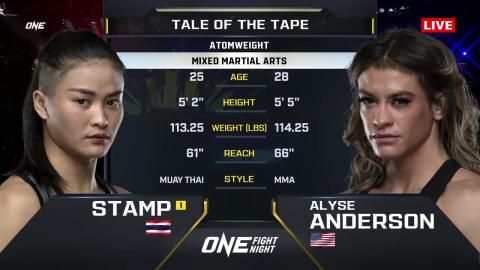 ONE Fight Night 10 - Stamp Fairtex vs Alyse Anderson - May 5, 2023