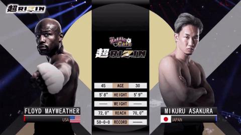 Super RIZIN - Floyd Mayweather Jr vs Mikuru Asakura - Sep 24, 2022