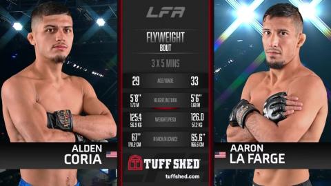 LFA 169 - Alden Coria vs Aaron La Farge - 06 October, 2023