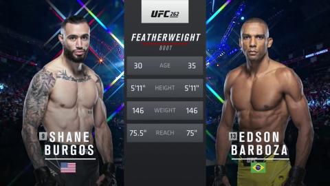 UFC 262: Shane Burgos vs Edson Barboza - May 16, 2021