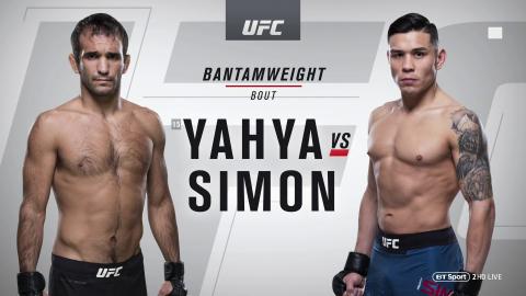 UFC 234 - Rani Yahya vs Ricky Simon - Feb 9, 2019