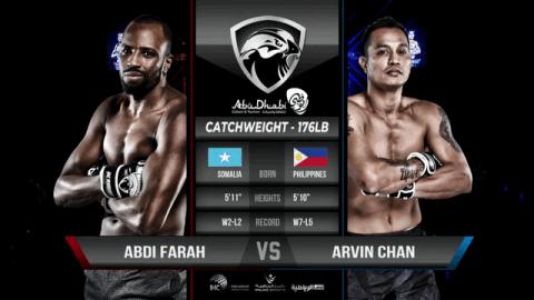 UAE Warriors 33 - Arvin Chan vs Abdi Farah - Sep 17, 2022