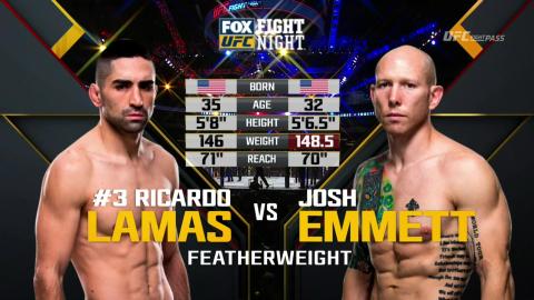UFC on Fox 26 - Ricardo Lamas vs Josh Emmett - Dec 16, 2017