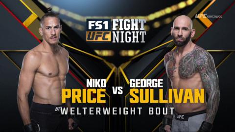 UFC on Fox 27 - George Sullivan vs Niko Price - Jan 27, 2018