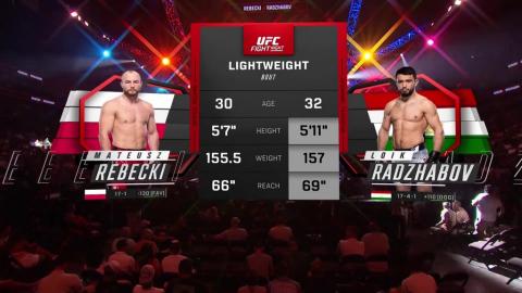 UFC on ABC 5 - Mateusz Rebecki vs Loik Radzhabov - Jun 24, 2023