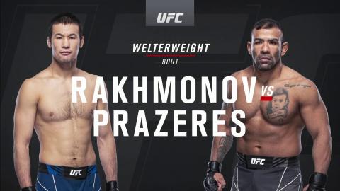 UFCFN 190 - Shavkat Rakhmonov vs Michel Prazeres - Jun 26, 2021