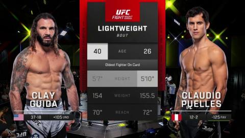 UFCFN 205 - Clay Guida vs Claudio Puelles - April 23, 2022