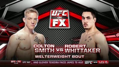 UFC 160 - Robert Whittaker vs Colton Smith - May 25, 2013