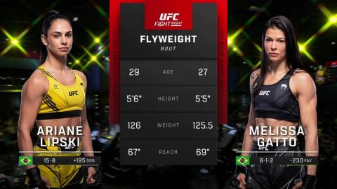UFC on ESPN 48 - Ariane Lipski vs Melissa Gatto - Jul 01, 2023
