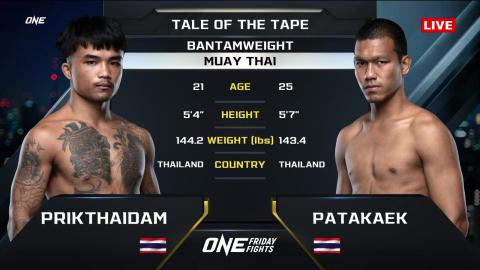 One Friday Fights 35 - P. Jitmuangnon vs Patakaek Theppakin - September 28, 2023