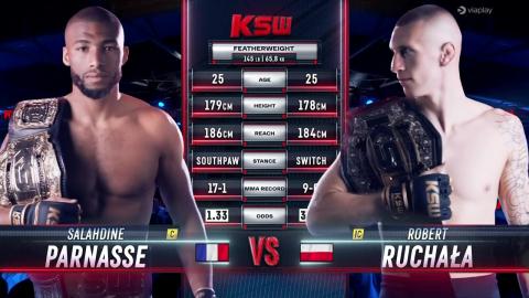 KSW 85 - Salahdine Parnasse vs Robert Ruchała - August 18, 2023