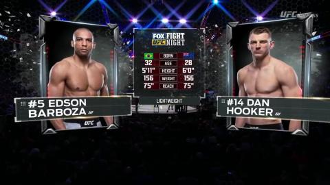 UFC on Fox 31 - Edson Barboza vs Dan Hooker - Dec 15, 2018