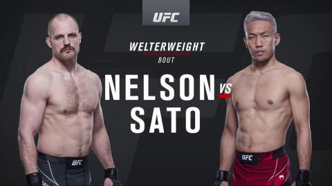 UFC Fight Night 204 - Gunnar Nelson vs Takashi Sato - March 20, 2022