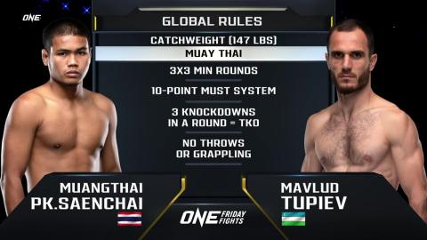 ONE Friday Fights 1 - Muangthai PK Saenchai vs Mavlud Tupiev - Jan 20, 2023