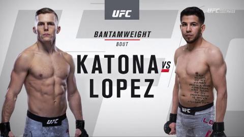 UFC 231 - Brad Katona vs Matthew Lopez - Dec 8, 2018