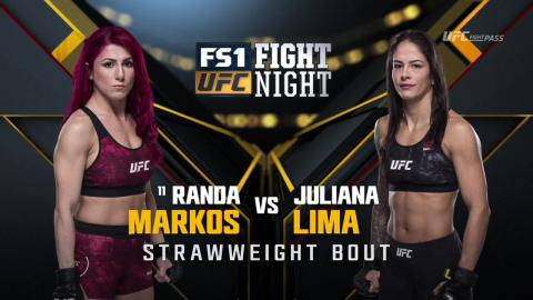 UFC on Fox 27 - Randa Markos vs Juliana Lima - Jan 27, 2018