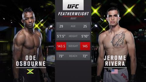 UFCFN 184 - Ode Osbourne vs Jerome Rivera - Feb 6, 2021