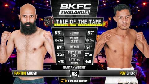 BKFC Thailand 4 - Partho Ghosh vs Pov Chor - Dec 10, 2022