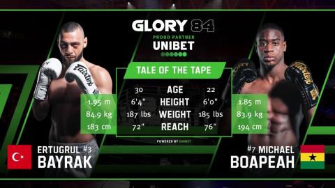 Glory 84 - Boapeah vs Bayrak - March 11, 2023