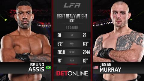 LFA 145 - Bruno Assis vs Jesse Murray - Oct 21, 2022