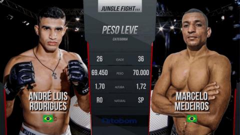 Jungle Fight 111 - Marcelo Medeiros vs Andre Rodrigues - Sep 18, 2022