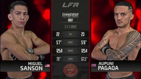 Miguel Sanson vs. Braden Pagaoa - Sep 24, 2021