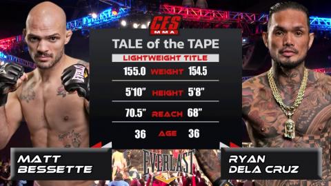 Matt Bessette vs. Ryan Dela Cruz  - Sep - 17, 2021