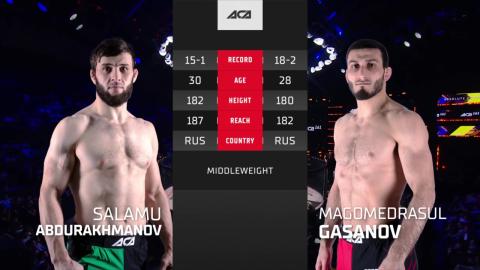 ACA 161 - Magomedrasul Gasanov vs Salamu Abdurakhmanov - August 10, 2023