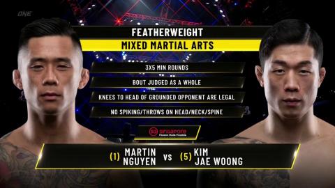 Martin Nguyen vs Kim Jae Woong - Sep 24, 2021