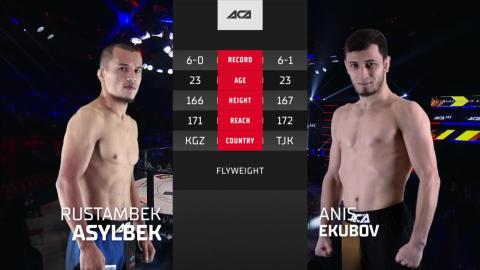 ACA 161 - Anis Ekubov vs Asylbek Rustambek Uulu - August 10, 2023