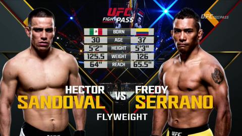 UFC on Fox 22 - Hector Sandoval vs Fredy Serrano - Dec 18, 2016