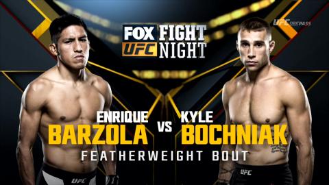 UFC on Fox 21 - Enrique Barzola vs Kyle Bochniak - Aug 27, 2016