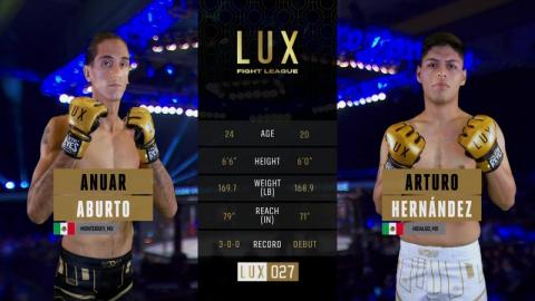 LUX 27 - Anuar Aburto vs Art Hernandez - Oct 14, 2022