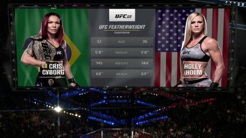 UFC 219 - Cris Cyborg vs Holly Holm - Dec 30, 2017