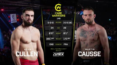 CW 146 - Adam Cullen vs Martin Causse - Nov 12, 2022