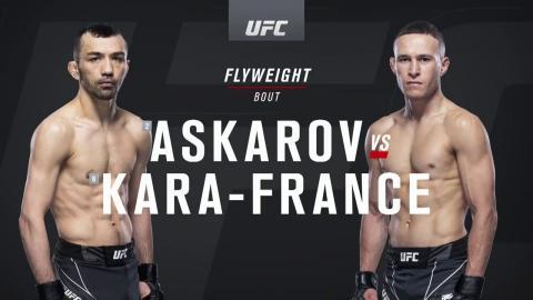 UFC Fight Night 205 - Askar Askarov vs Kai Kara-France - March 27, 2022