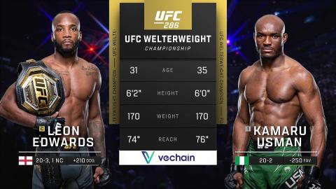 UFC 286 - Leon Edwards vs Kamaru Usman 3 - Mar 18, 2023