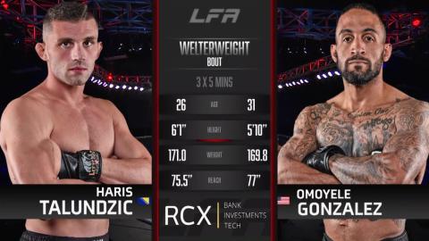 LFA 147 - Haris Talundzic vs Omoyele Gonzalez - Nov 18, 2022