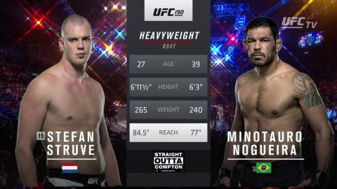 UFC 190 - Antonio Rodrigo Nogueira vs Stefan Struve - Aug 1, 2015
