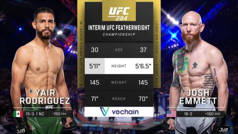 UFC 284 - Yair Rodriguez vs Josh Emmett - Feb 11, 2023