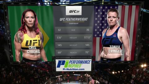 UFC 214 - Cris Cyborg vs Tonya Evinger - Jul 29, 2017
