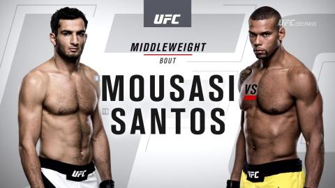 UFC 200 - Gegard Mousasi vs Thiago Santos - Jul 9, 2016
