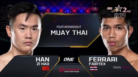 ONE 161 - Han Zi Hao vs Ferrari Fairtex - Sep 29, 2022