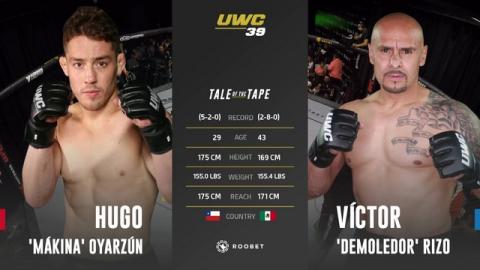 UWC 39 - Hugo Oyarzun vs Victor Manuel Rizzo - Oct 28, 2022