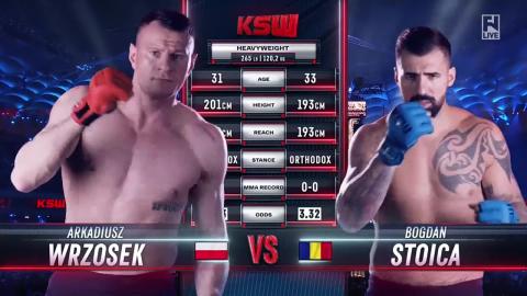 KSW 83 - Arkadiusz Wrzosek vs Bogdan Stoica - June 2, 2023