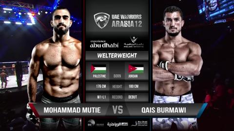 UAE Warriors 43 - Qais Burmawi vs Mohammad Mutie - August 24, 2023