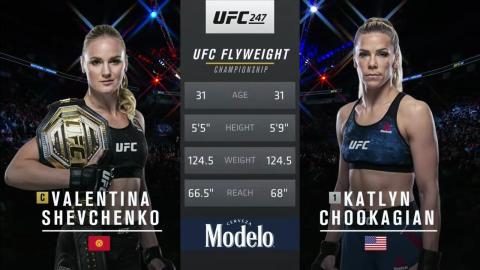 UFC 247 - Valentina Shevchenko vs Katlyn Chookagian - Feb 8, 2020