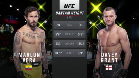UFC on ESPN 25 - Marlon Vera vs Davey Grant - Jun 19, 2021