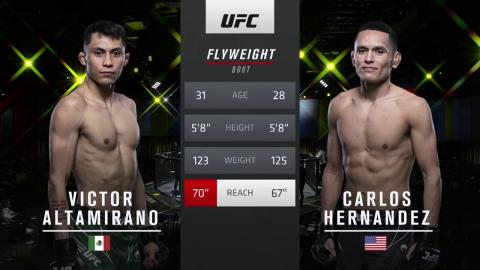 UFC Fight Night 202 - Victor Altamirano vs. Carlos Hernández - Feb 26, 2022
